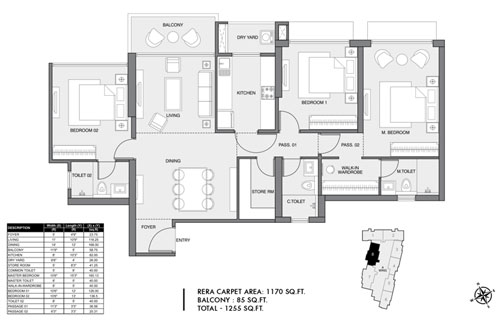 Edmont - Aurelia - Floor Plan