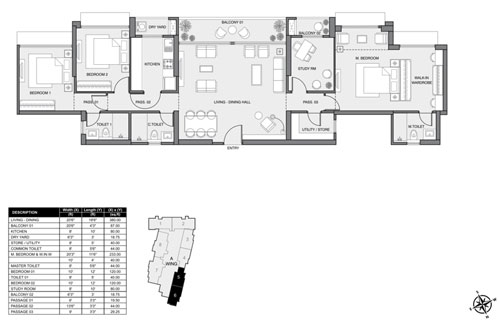 Edmont - Aurelia - Floor Plan