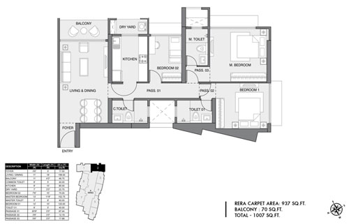 Edmont - Aurelia - Floor Plan