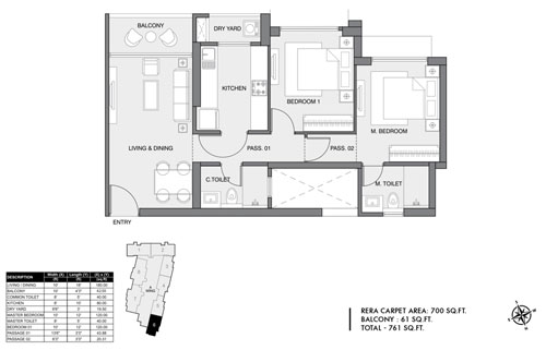 Edmont - Aurelia - Floor Plan